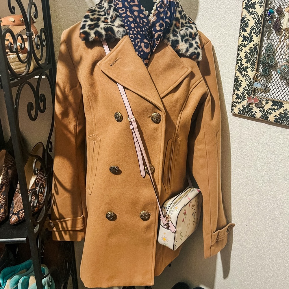 Double breasted jacket large. Very comfortable & stylish